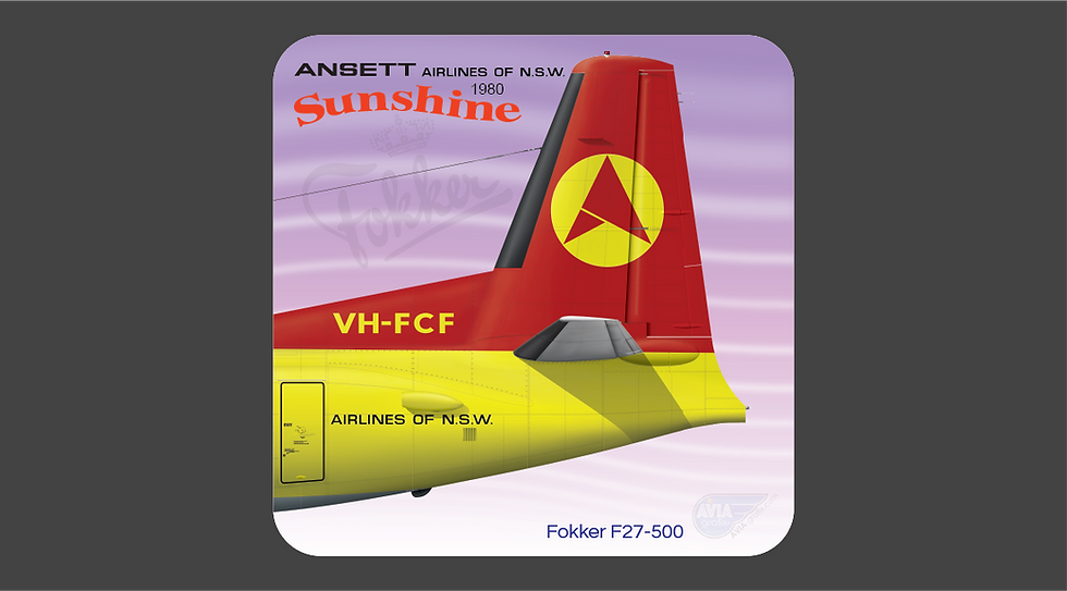 縮圖：Air New South Wales - Fokker F27 - Tail - Coaster