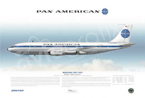 Boeing 707-121 PAN AM 1:200モデル Boeing 707-121 PAN AM 1:200モデル Boeing 707-121 PAN AM 1