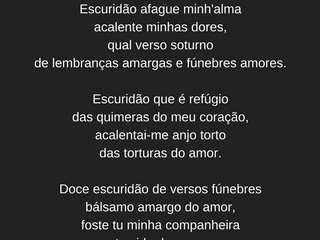 Poesia Escuridão
