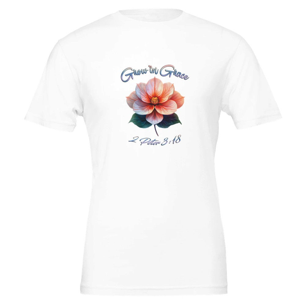 Premium Unisex Crewneck T-shirt | Bella + Canvas 3001 - Grow in Grace #2