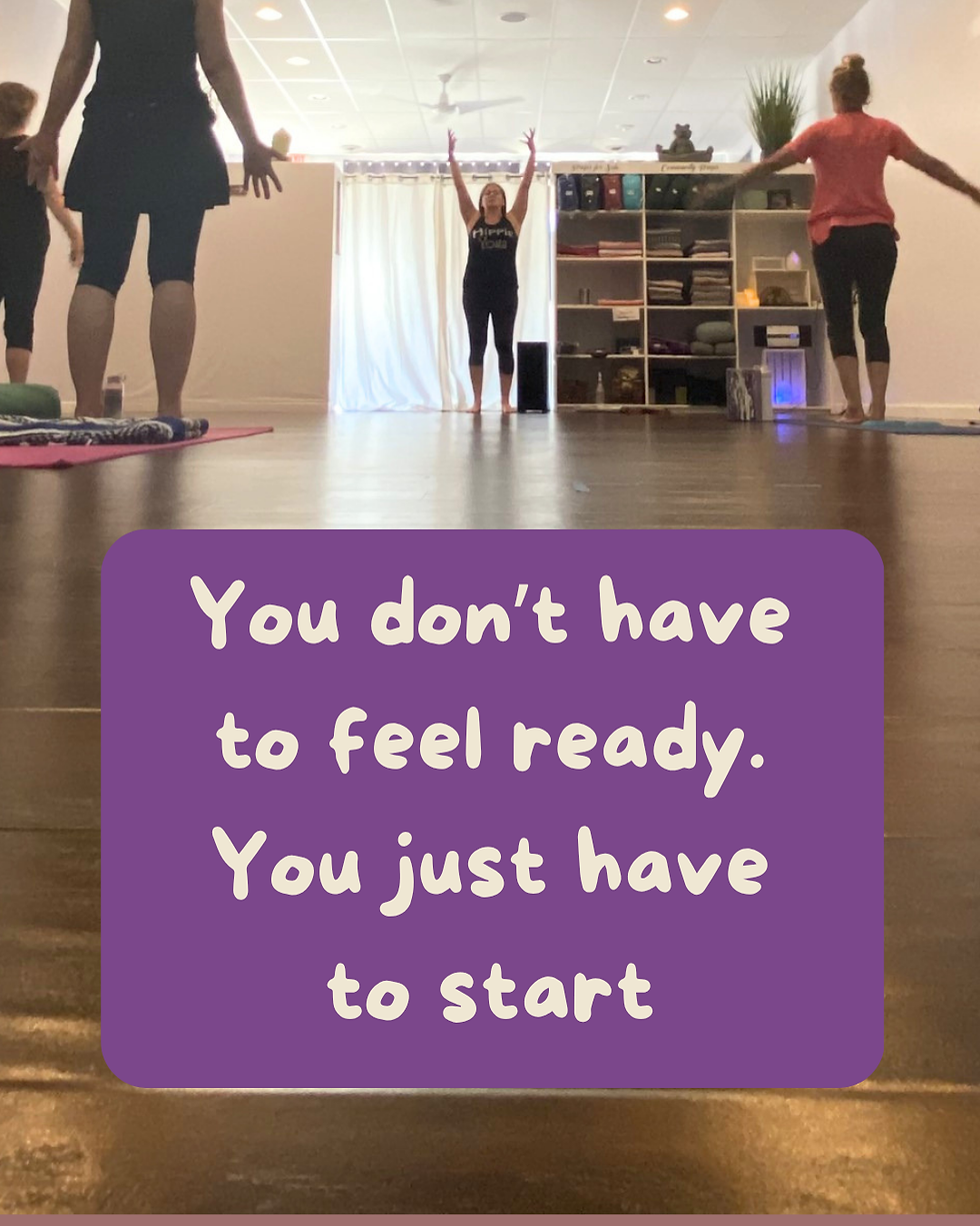 You don't need to feel ready