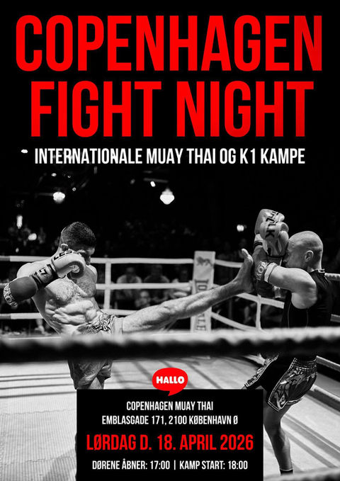 Copenhagen Fight Night 18. april 2026