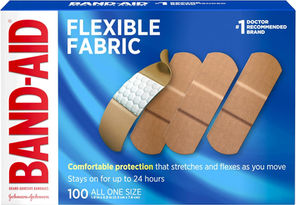 100-Count 1" x 3" Band-Aid Brand Flexible Fabric Adhesive Bandages   $4.51