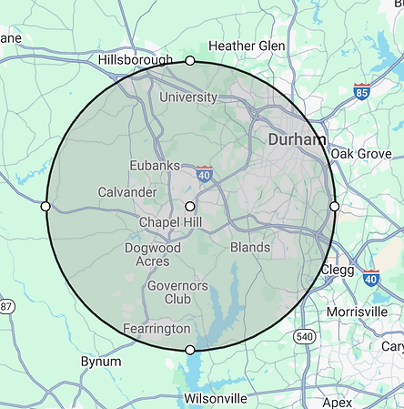 Service Area: Chapel Hill, Durham