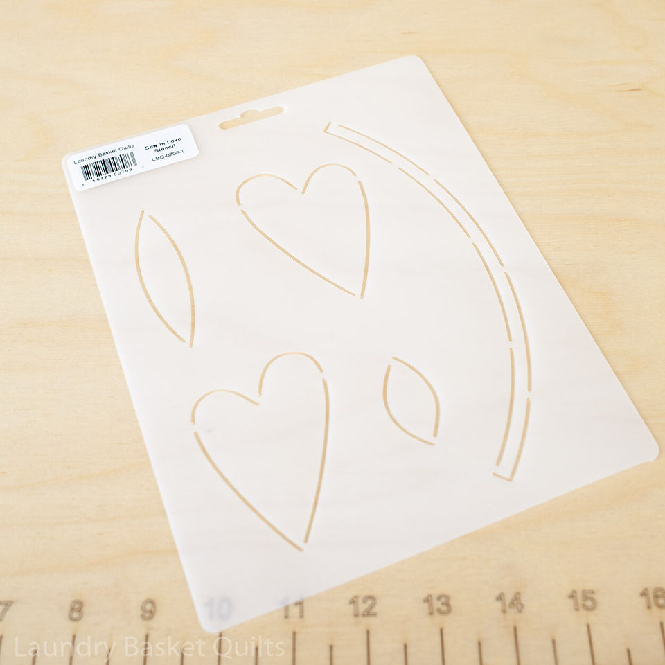 Sew in Love Stencil