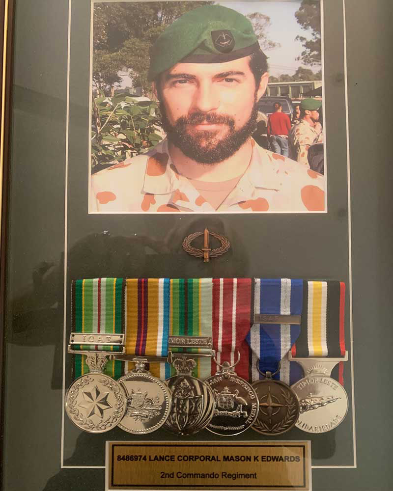 Thumbnail: Lance Corporal Mason Edwards , Zero 79 foundation commemorative rum 