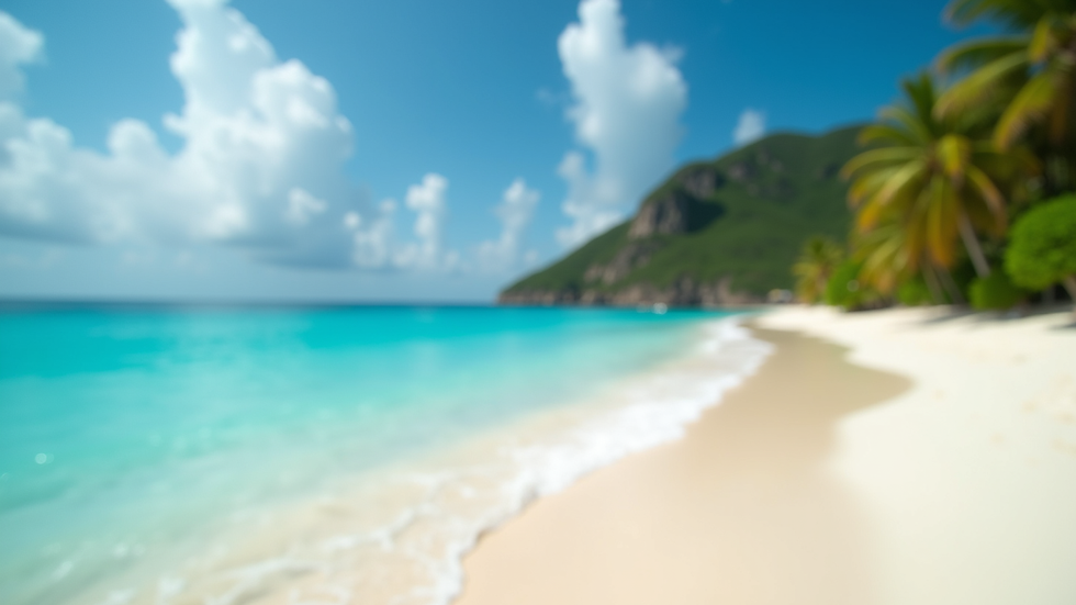 Close-up view of a tropical beach with turquoise water and white sand on Panglao Island