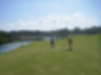 Putting at PGA Riviera Maya Golf Course