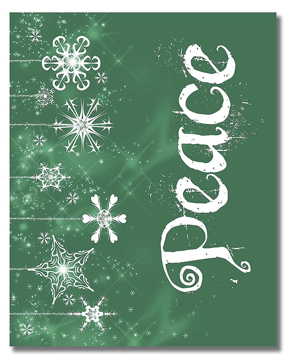 Thumbnail: Peace Joy Love Wall Art Photos - Set of three 8x10 Prints - Christmas Holiday De