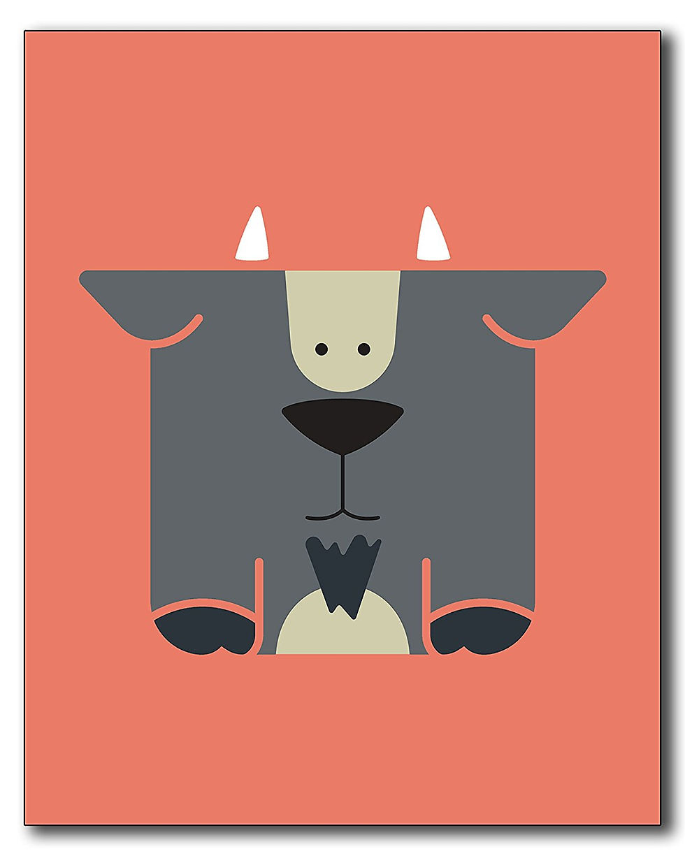 Thumbnail: Animal Wall Art Poster Prints - Set of Four 8x10 Photos