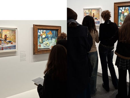 Les terminales à l'exposition Berthe Weill