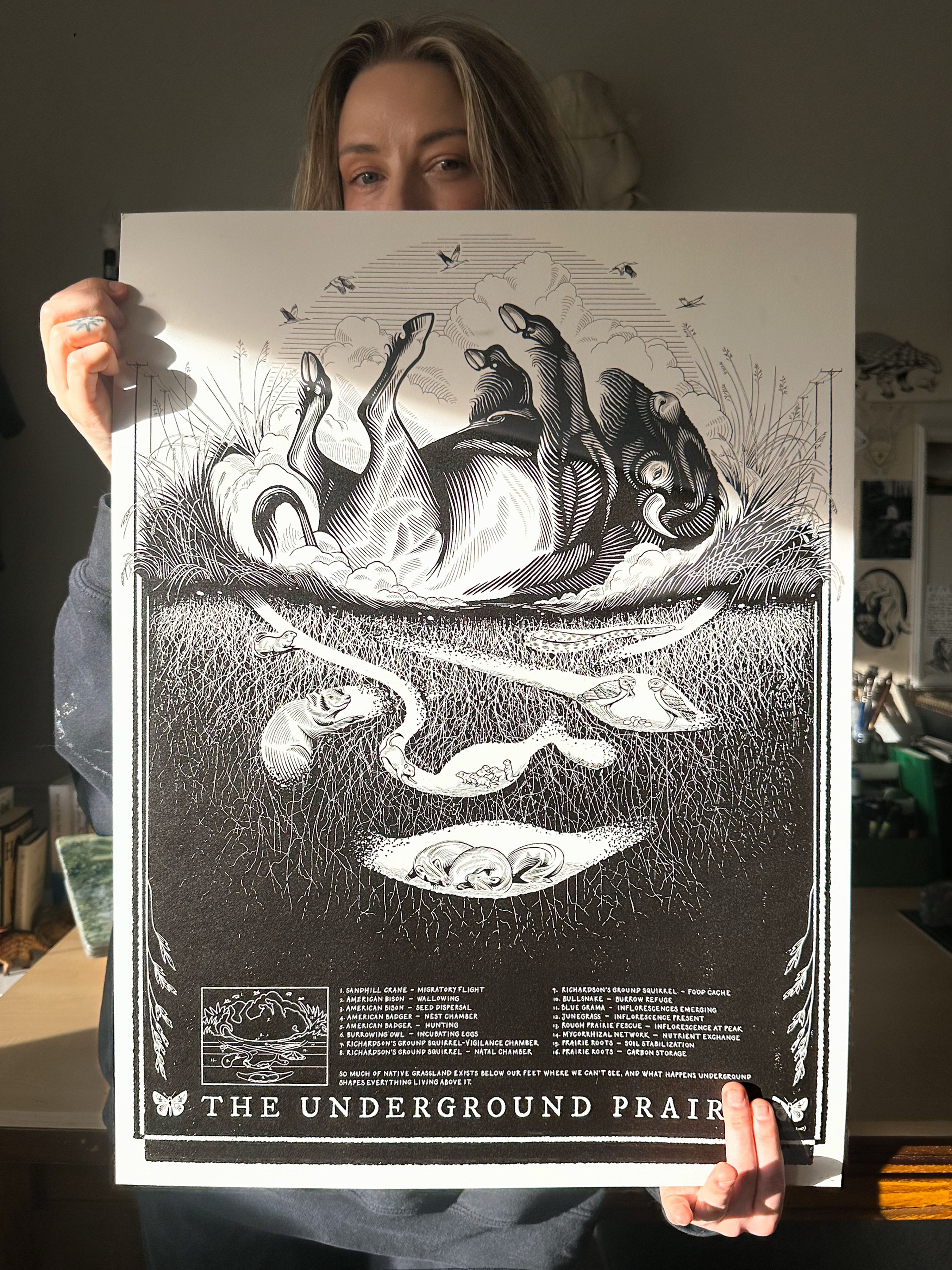 The Underground Prairie Poster