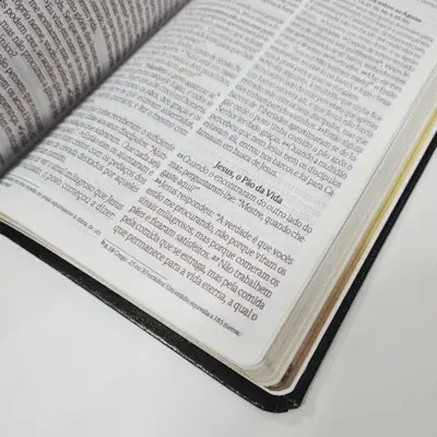 Miniatura: Bíblia Sagrada | NVI | Letra Grande | Capa Azul luxo