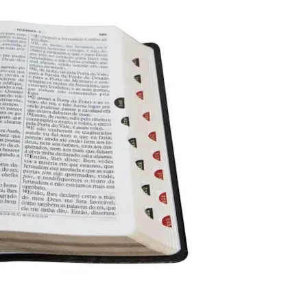 Miniatura: Bíblia Letra Gigante ARC com indice PJV- Preta