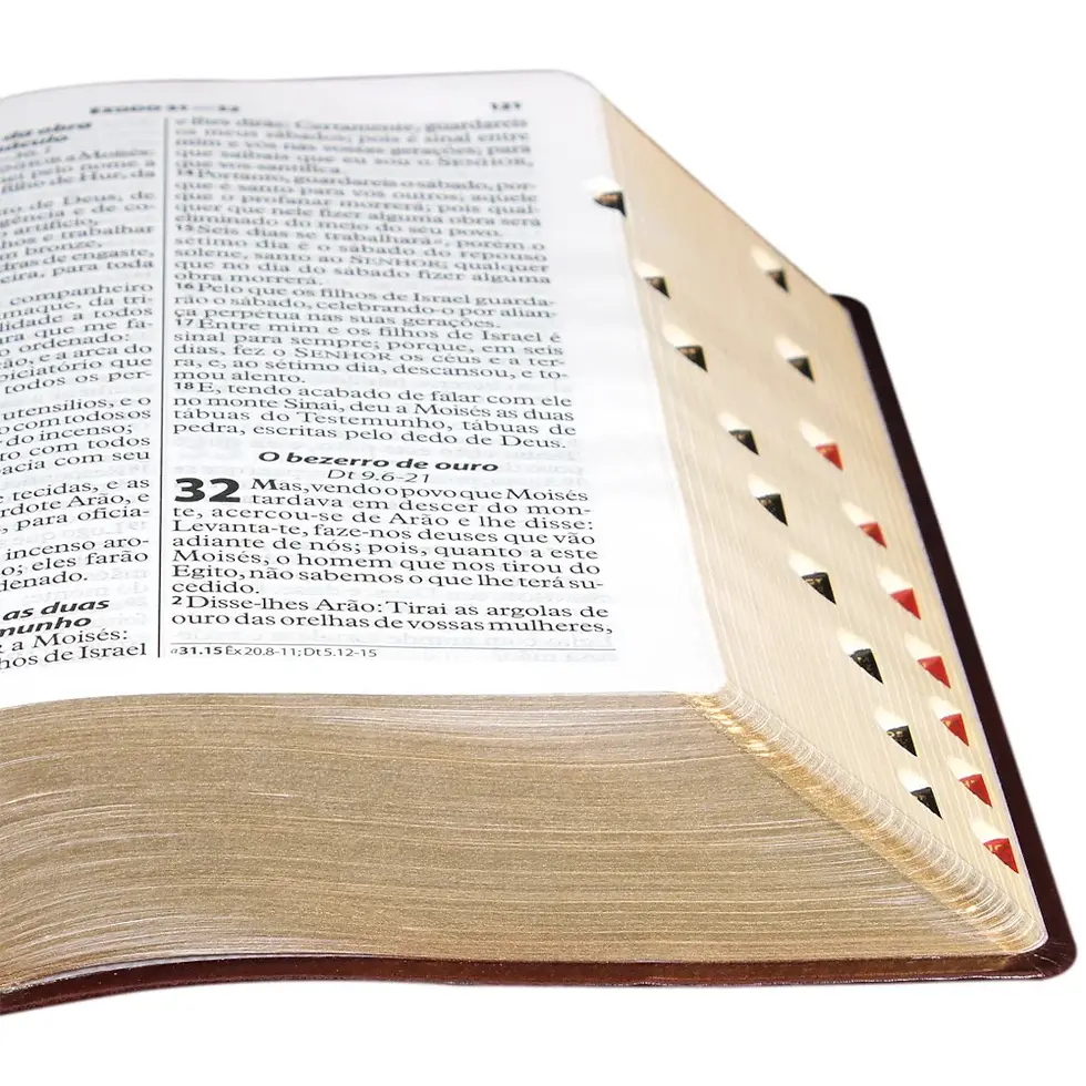 Miniatura: Bíblia Sagrada ARA Letra Gigante com índice | Letra Gigante