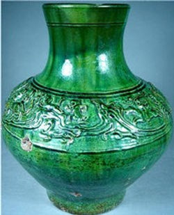 汉朝(公元前206年-公元220年)-铅釉陶