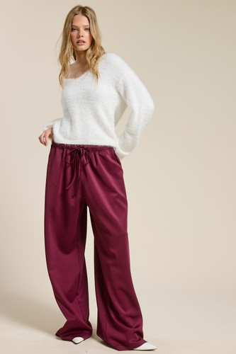 パンツ Stripe skert pant approved by siva CELESTE PANT in NAVY | The UPSIDE