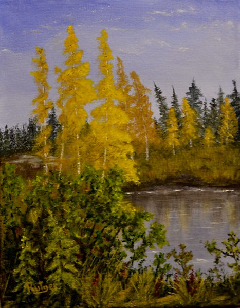 3--L-24 Edge of the Cut 11x14