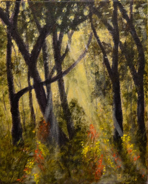 1-E-24 Down in the Woods 8X10