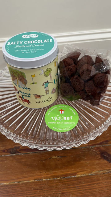 Thumbnail: Meadow Exclusive AIKEN Salty Chocolate Shortbread Cookies Gift Tin