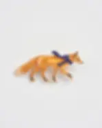 Cozy Fox Brooch