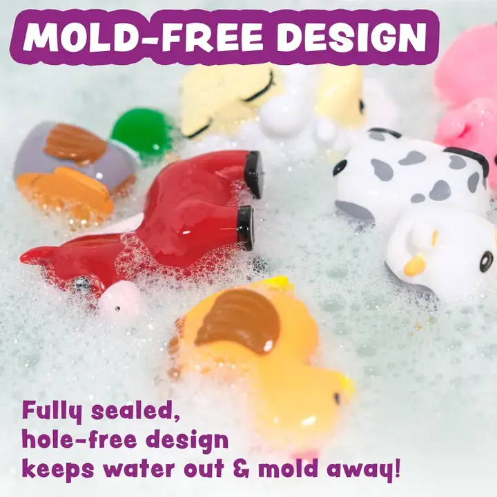 Thumbnail: Tub Works® Barnyard™ Mold Free Bath Toys, 6 Pack