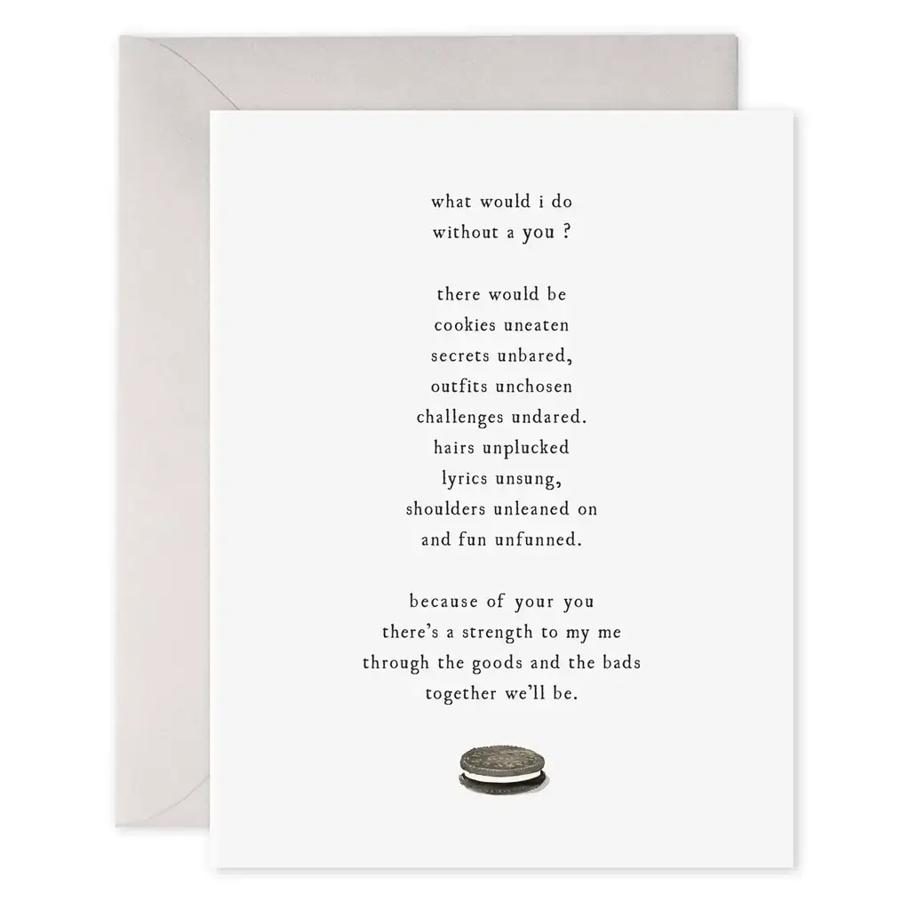 What Would I Do Card | Love & Friendship Greeting Card