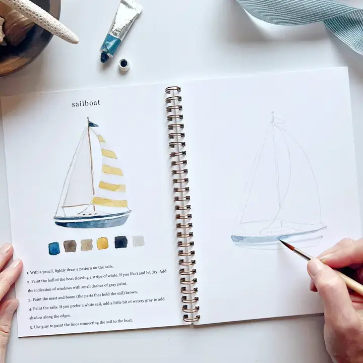 Thumbnail: Seaside Watercolor Workbook