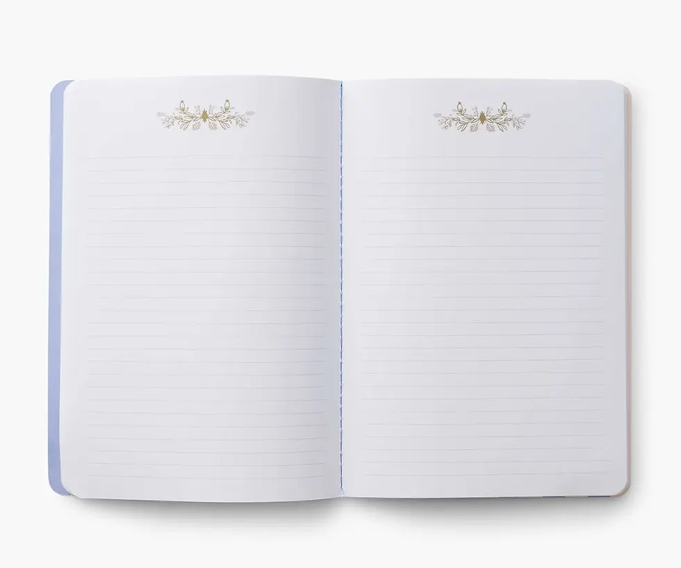 Thumbnail: Hydrangea Stitched Notebook Set