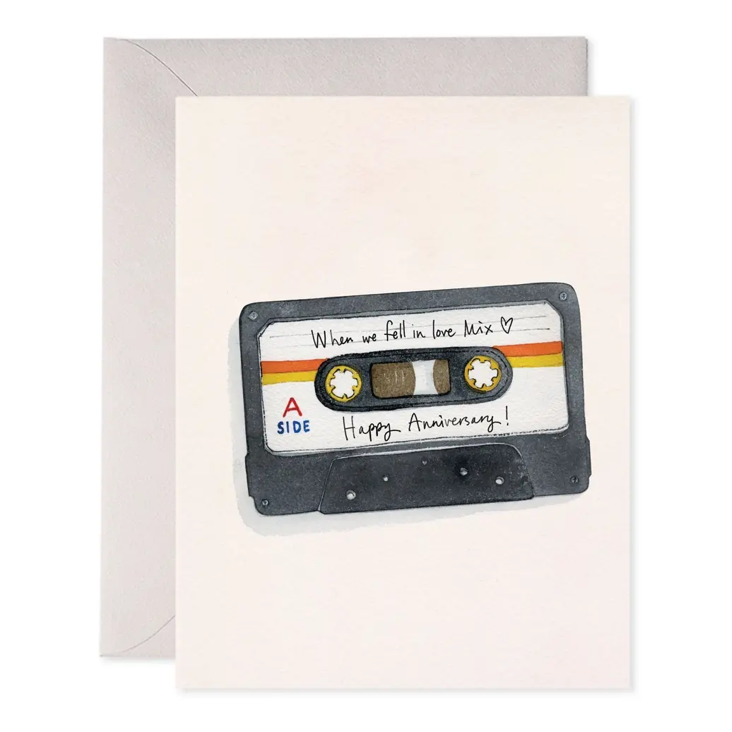 Mix Tape Anniversary Card