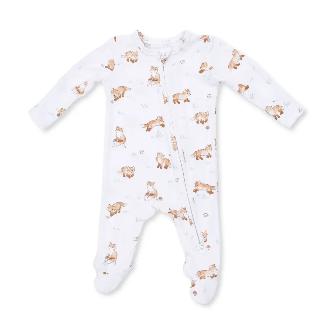 Little Explorer Fox 2 Way Zipper Footie