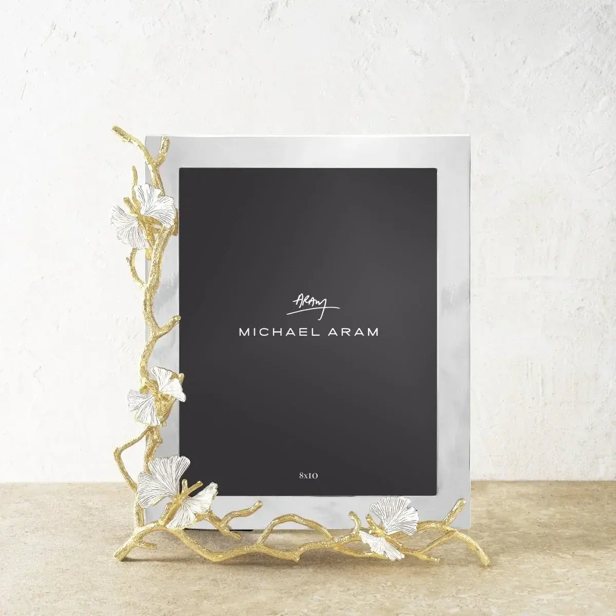 Butterfly Ginkgo Gold 8x10 Frame