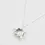 Thumbnail: Silver Enamel Hydrangea Necklace