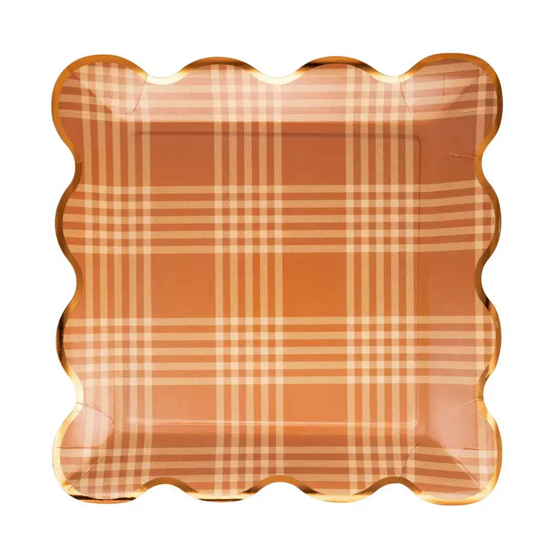 Wheat Plaid Plate