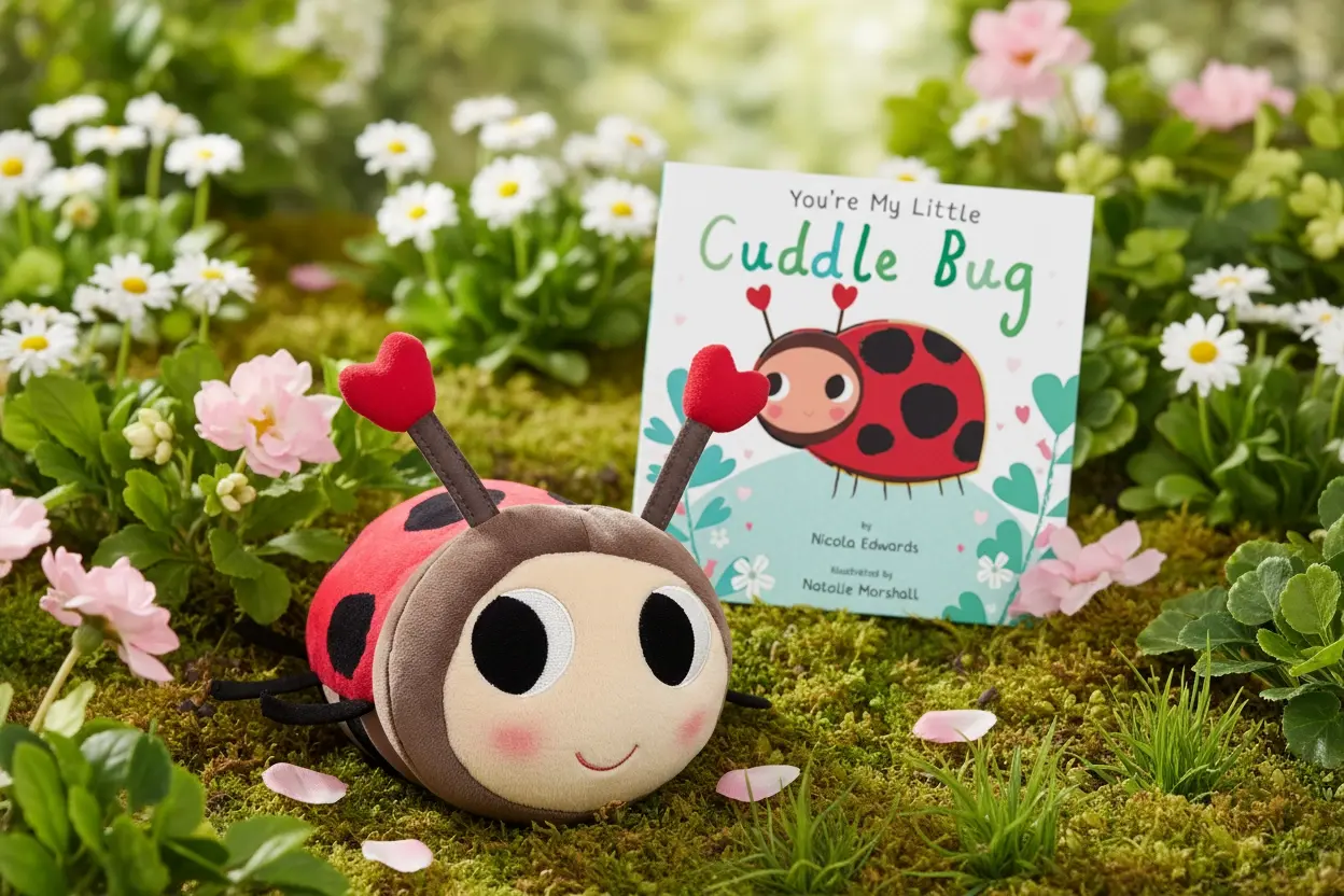 You're My Little Cuddle Bug Plush with Board Book