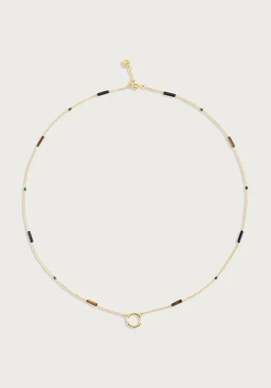 Forza Long Chain Necklace, Multi