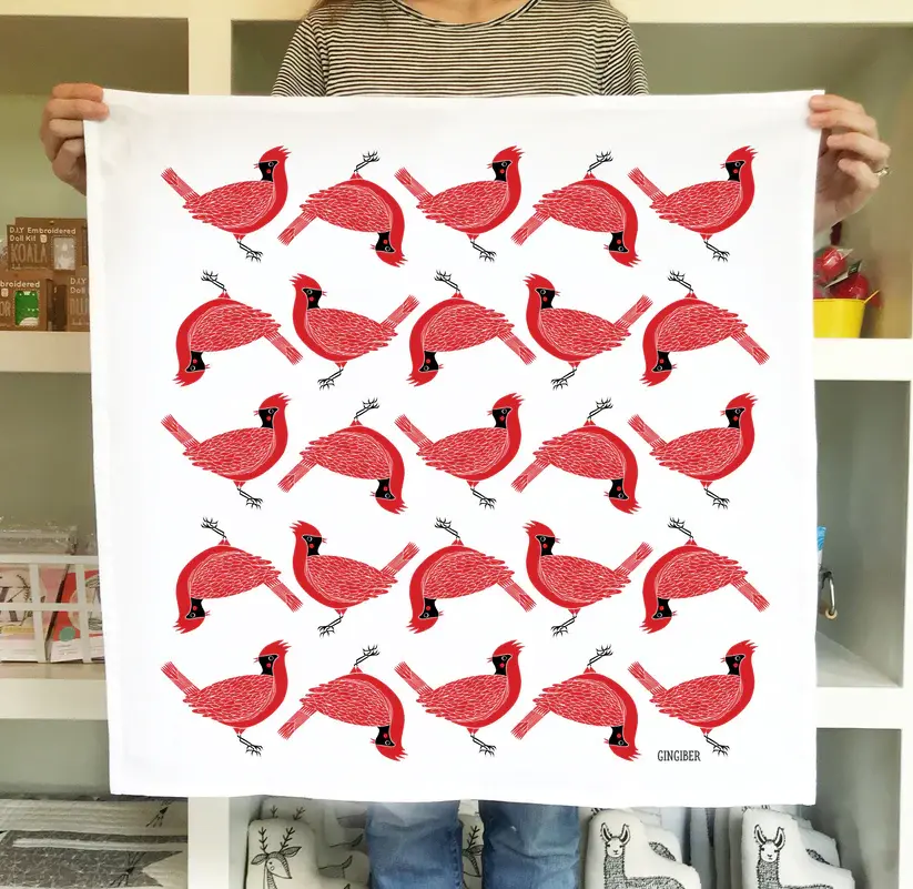 Thumbnail: Cardinal Single Dish Towel Gingiber