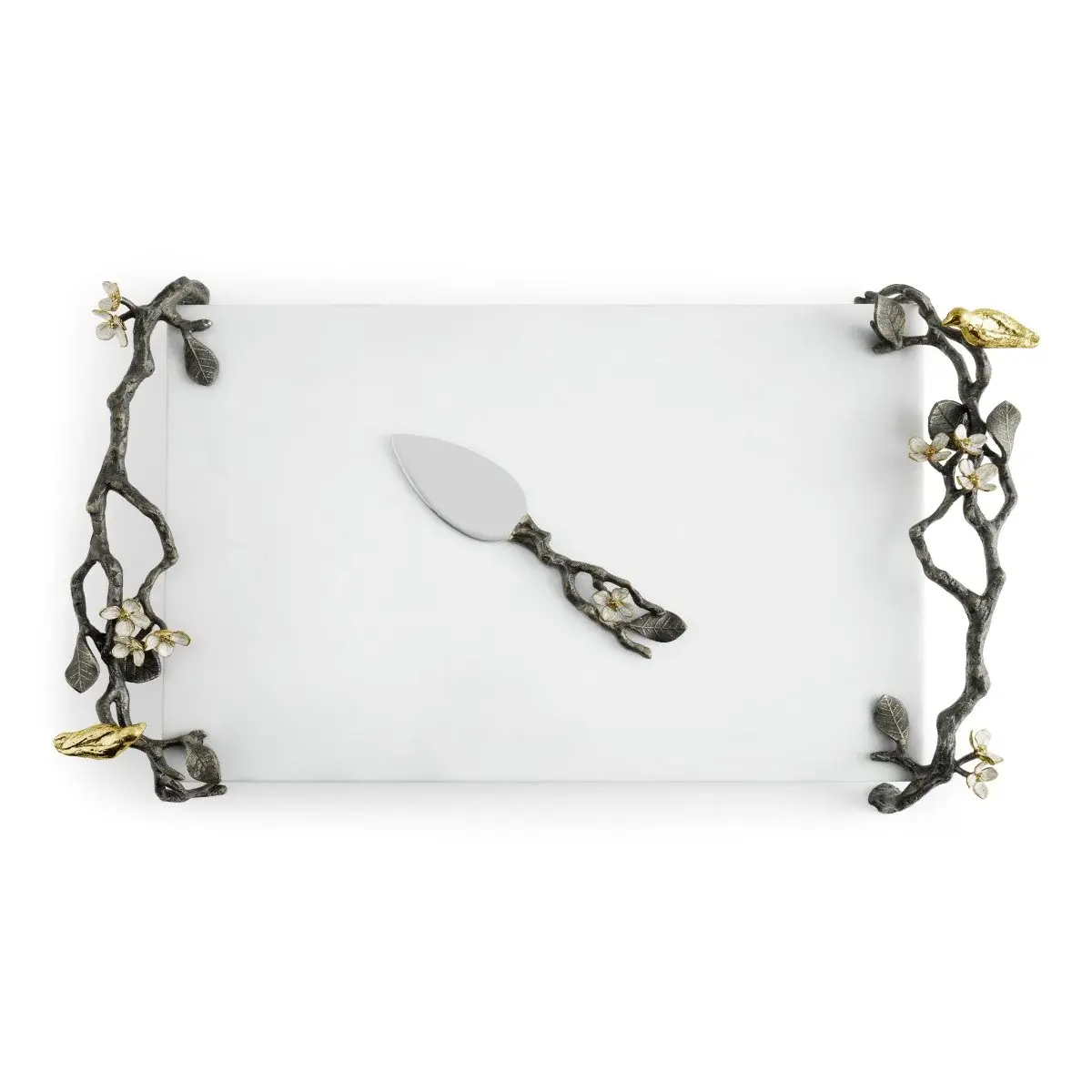 Lovebirds Cheese Board with Knife