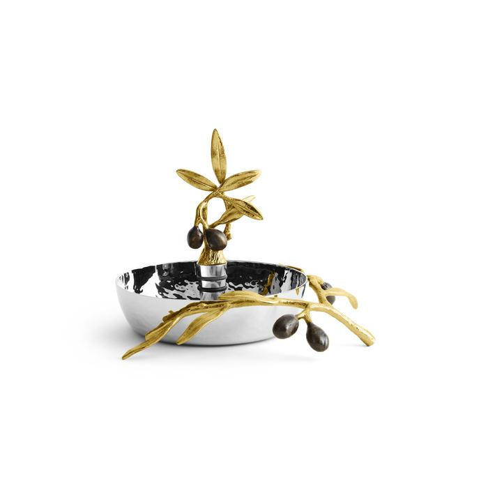 Thumbnail: Olive Branch Wine Coaster & Stopper Set
