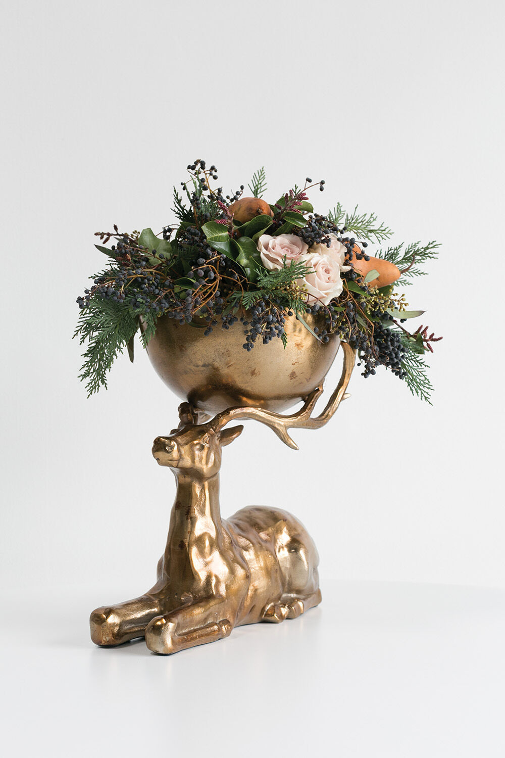 Bronze Buck Bowl