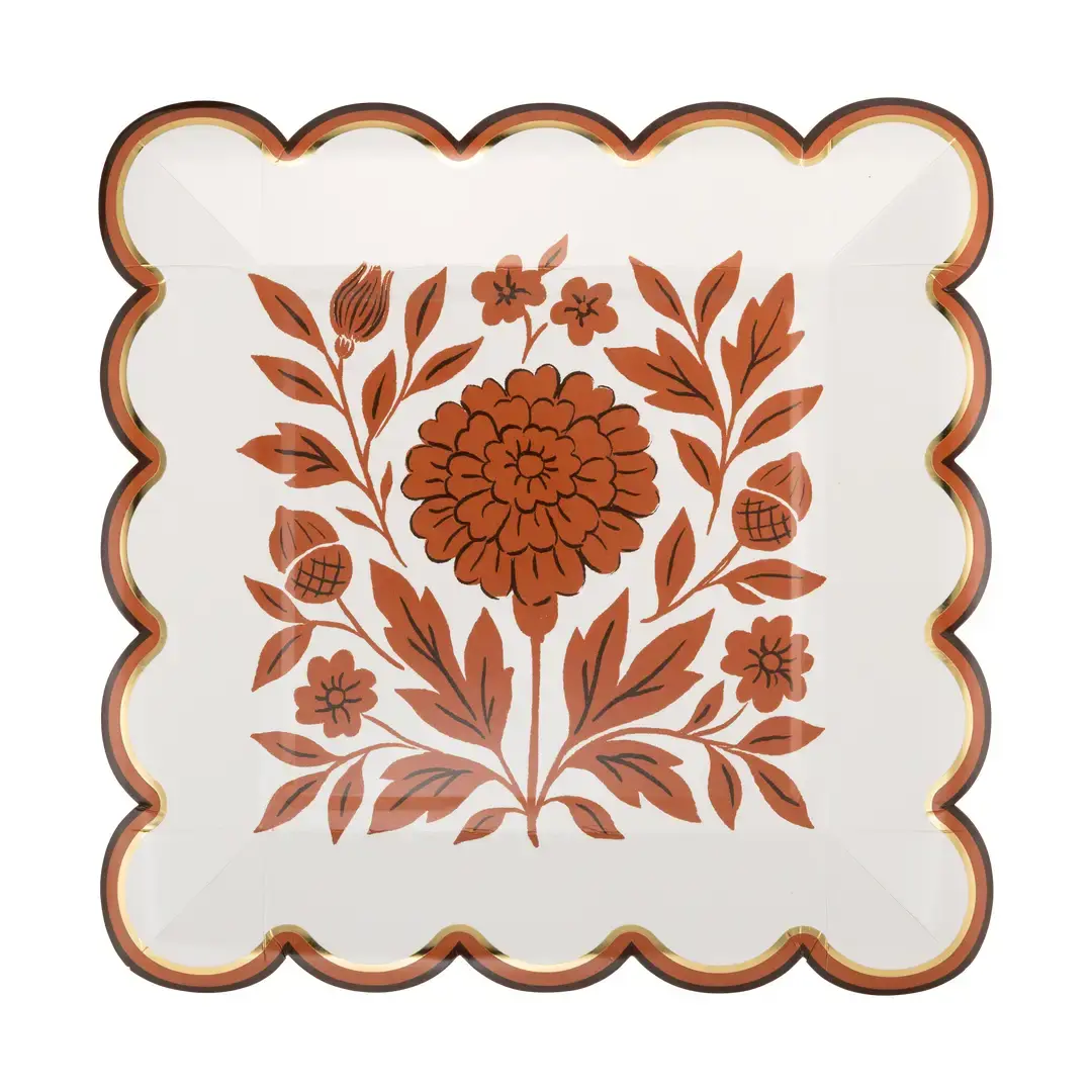 Fall Marigold 8" Plate