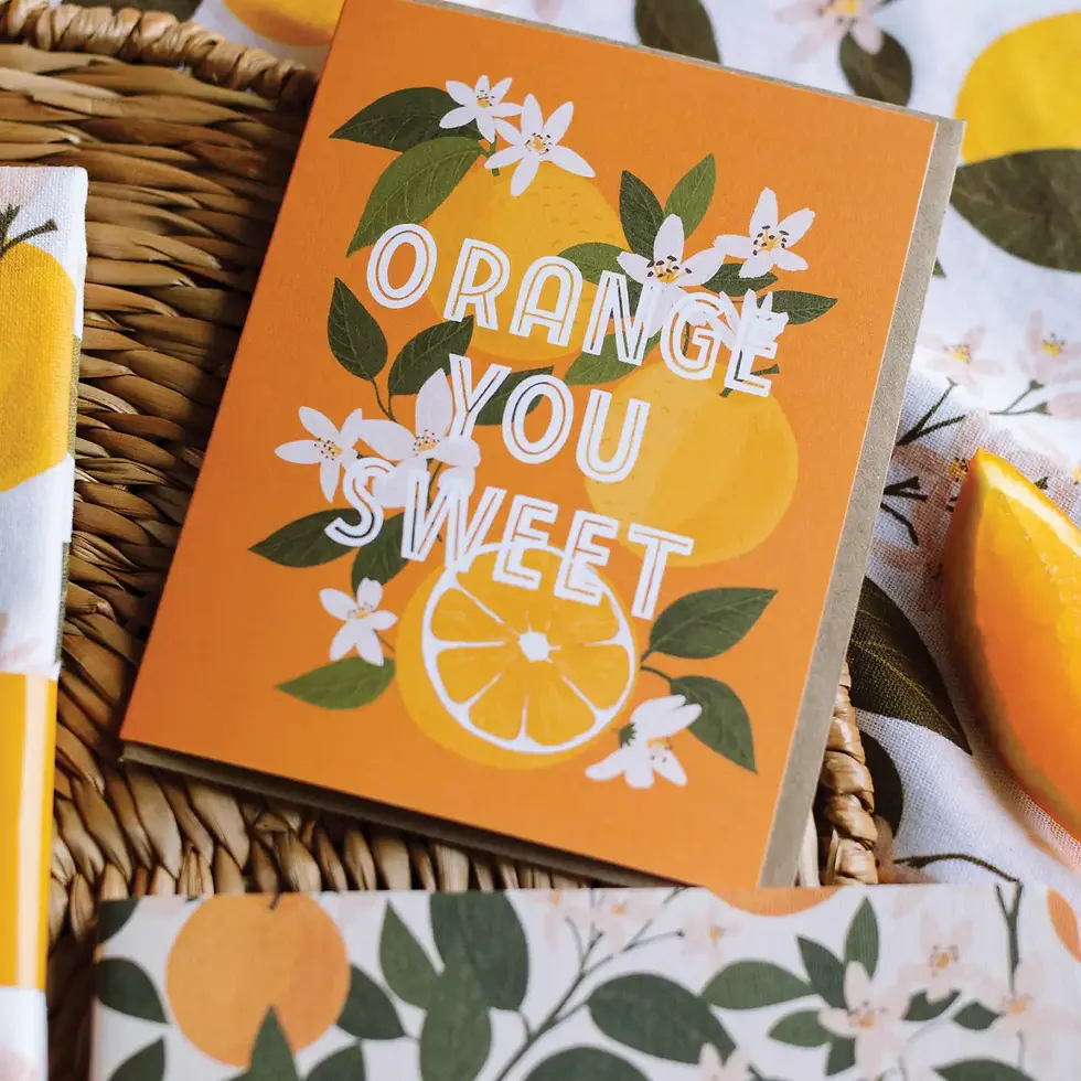 Orange You Sweet Card