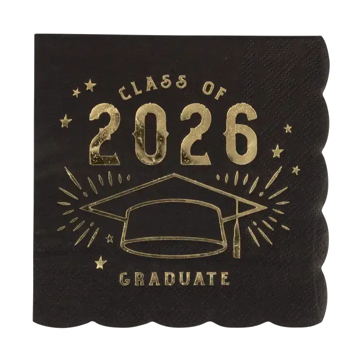 Foil 2026 Graduate Cocktail Napkin (18ct)