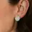 Thumbnail: Clara Window Stud Earrings White Opal