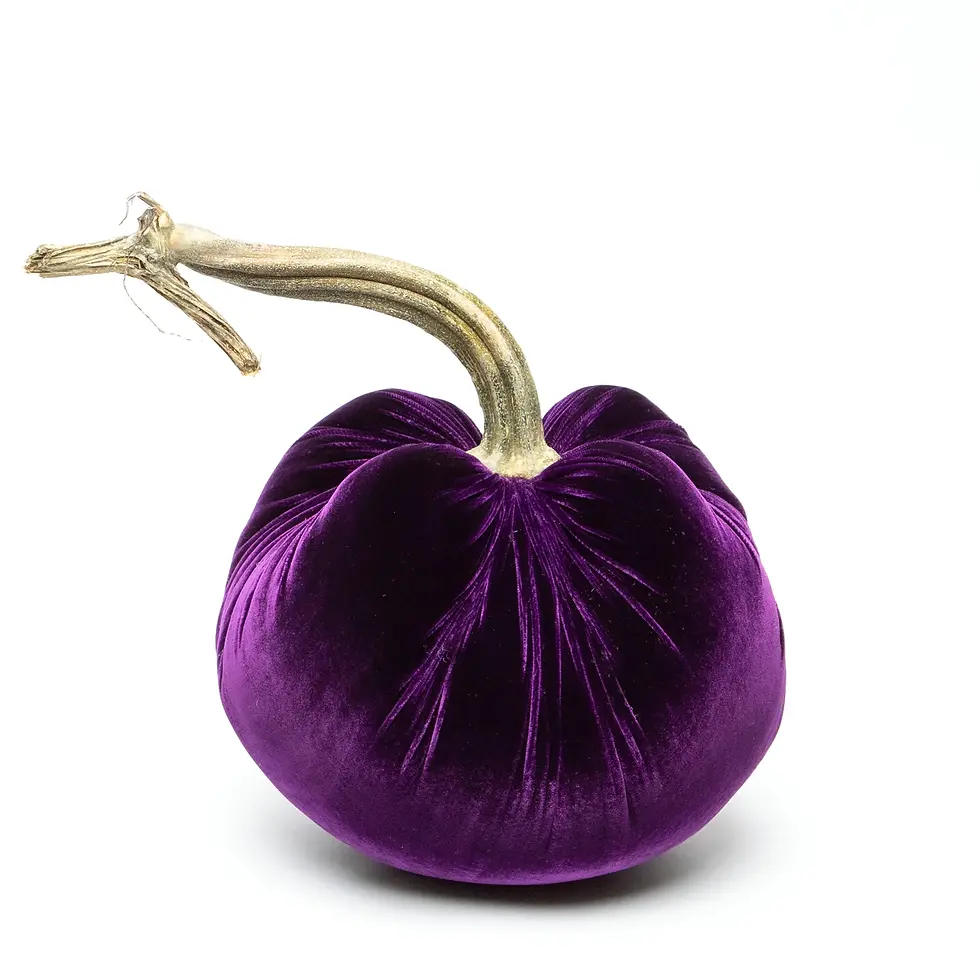 Thumbnail: Violet Silk Velvet Pumpkin