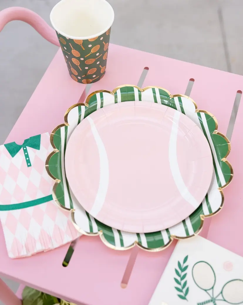 Thumbnail: Golf Dress Fringed Napkin Set