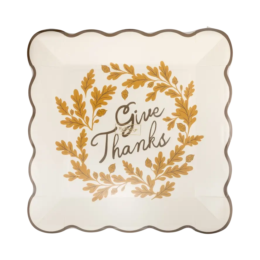 Thumbnail: Give Thanks 10" Paper Plates