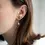 Thumbnail: Enamel Cheeky Squirrel Stud Earrings