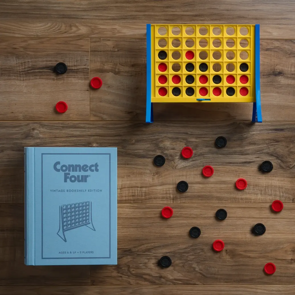 Connect Four Vintage Bookshelf Game