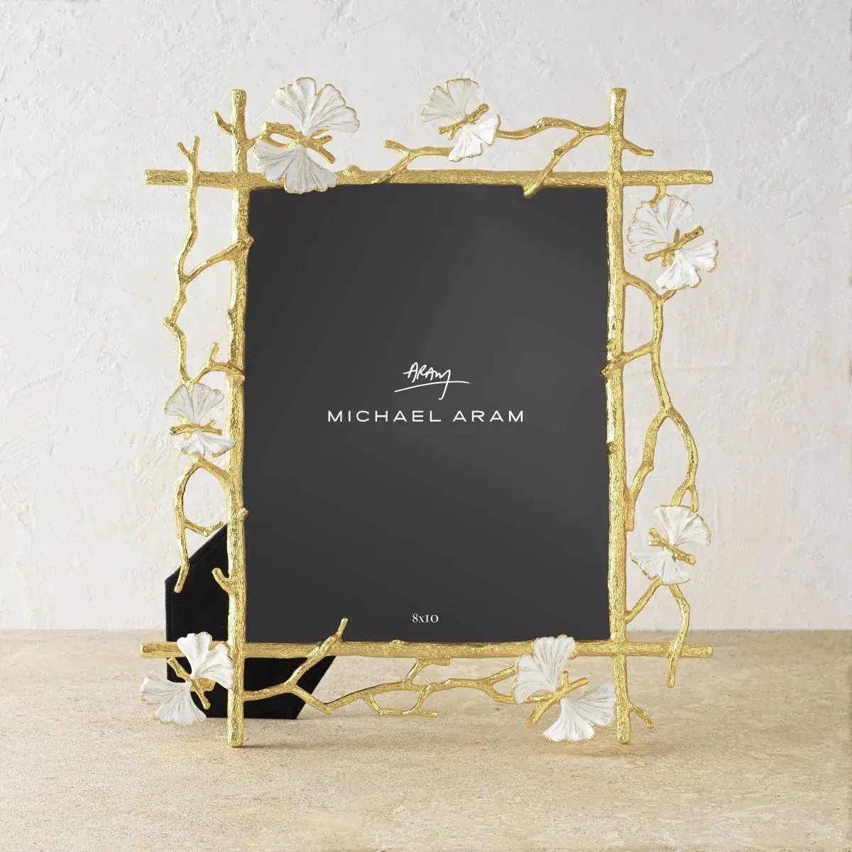 Butterfly Ginkgo Gold Frame 8x10